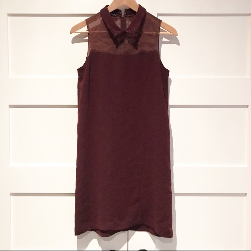 Kooples lace detail dress